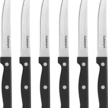 Cuisinart Knife Set, 6pc Steak Knife Set with Stee