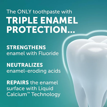 ARM & HAMMER Truly Radiant Bright & Strong Fluoride Anticavity Toothpaste Fresh Mint 4.3 oz (Packs of 4)