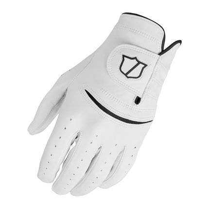Gant de golf WILSON Staff Model – Homme, main droite, blanc/noir, moyen/grand