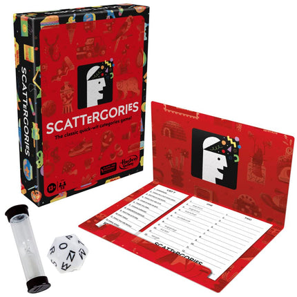Hasbro Scattergories Clásico Juego de Mesa para 2-6 Jugadores, para Niños de 13+ Años, Adolescentes y Adultos