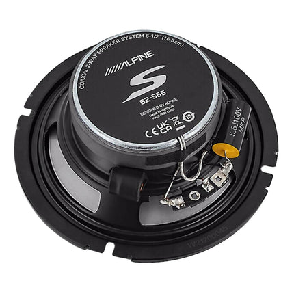 Alpine S2-S65 S-Series 6.5″ Coaxial 2-Way Car Speakers