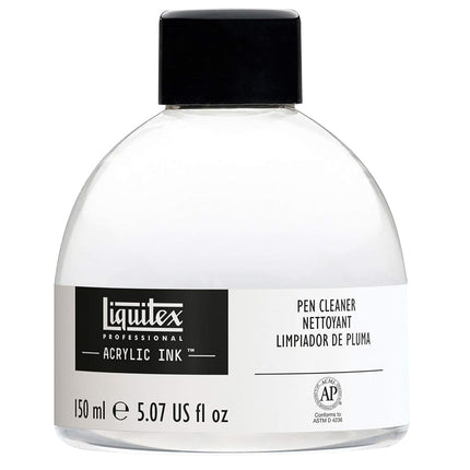 Tinta acrílica profesional Liquitex, frasco de 150 ml, limpiador de plumas