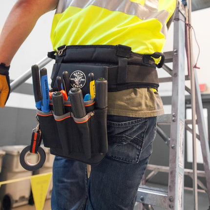 Klein Tools 5241 Bolsa para herramientas Tradesman Pro de 6 bolsillos