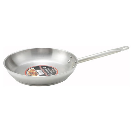 Winware SSFP-8 FryPanSS, 8 Inch, Stainless Steel