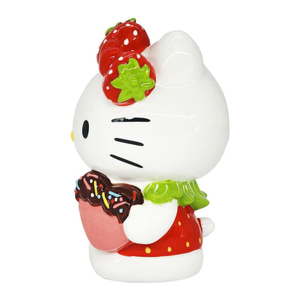 Blue Sky Clayworks Hello Kitty Loves You with Strawberry Bow Cute Winking Figurine