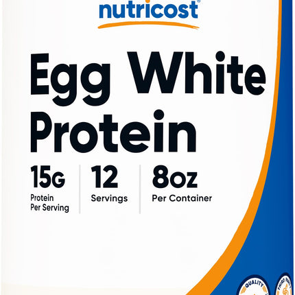 Nutricost Egg White Protein Powder 8oz (Unflavored