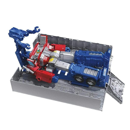 Transformers Jouets Generations War for Cybertron: Earthrise Leader WFC-E11 Optimus Prime Figurine articulée – Enfants à partir de 8 ans, 17,5 cm