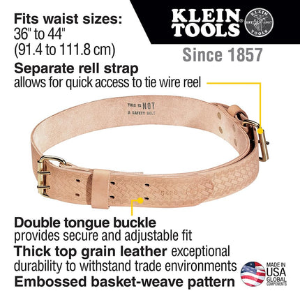 Klein Tools 5420 Ironworker's Heavy-Duty Tie-Wire Belt, Medium
