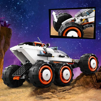 LEGO City Space Explorer Rover and Alien Life Building Toys Set for 6 Plus Year Old Boys, Girls & Kids with Astronaut Minifigures, Toy Robot and Alien Figures for Imaginative Play, Birthday Gift 60431