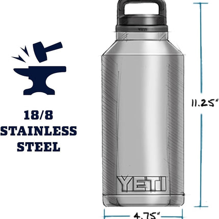 YETI Rambler 64 oz Bottle with Chug Cap, Ridgeline