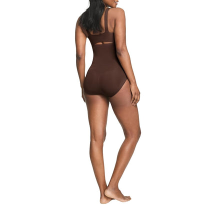 Spanx Assets High-Waist Brief - Seamless Shapewear Underwear - Ultra-Firm Compression - Comfortable Tummy Control - Chestnut Brown - Medium