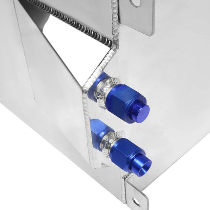 DNA MOTORING 5 Gallons Aluminum Top-Feed Fuel Cell Gas Tank 12" (L) x 12" (W) x 8" (H),ALU-FT-T2