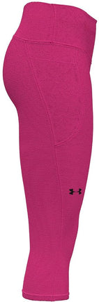 Under Armour - Womens Hg Armour Hiri Ns Capri, Color Astro Pink/Black (686), Size: X-Small x Tall