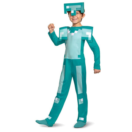 Minecraft Steve Costume for Boys, Halloween Costumes For Boys Size L