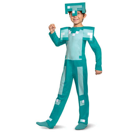 Minecraft Steve Costume for Boys, Halloween Costum