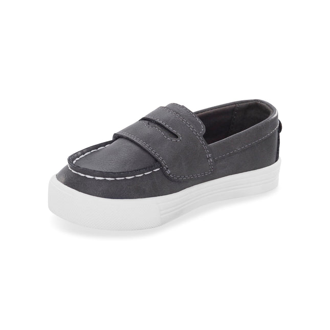 OshKosh B'Gosh Unisex-Child Sail Boat Shoe, Grey, 5 US Toddler