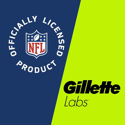 Gillette Labs Special NFL Bengals Edition Men's Razor - 1 Handle, 4 Blade Refills and Magnetic Holder, Perfect for Game Day Grooming, GilletteLabs with Exfoliating Bar