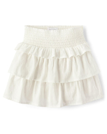 The Children's Place Girls' Tiered Ruffle Skirt, S
