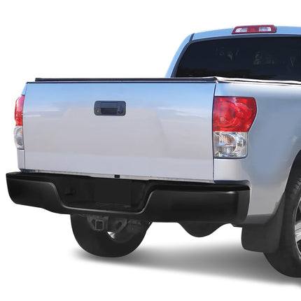 Barra facial del parachoques trasero DNA MOTORING compatible con Toyota Tundra 07-13, sin orificios para sensor de estacionamiento, negra, BUMP-R-TUN07-FB-01-BK