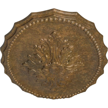 Ekena Millwork CM16OXRZS Oxford Ceiling Medallion, Rubbed Bronze