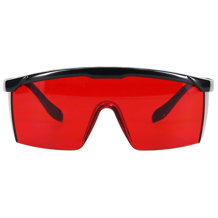 Bosch 57-GLASSES Laser View Enhancing Glasses with Adjustable Temple, Red Lens, Black Frame