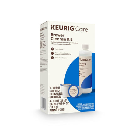 Keurig Brewer Cleanse Kit For Brewer Descaling and