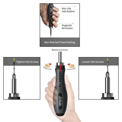Precision Ratchet Screwdriver Set with Case, JAKEMY 180 in 1 Computer Screwdriver Tool, Compact Tool Set, Screwdriver Repair Kit for Laptop, iPhone, MacBook, PS5, Xbox, RC, Watch, Jewelry, Eyeglasses