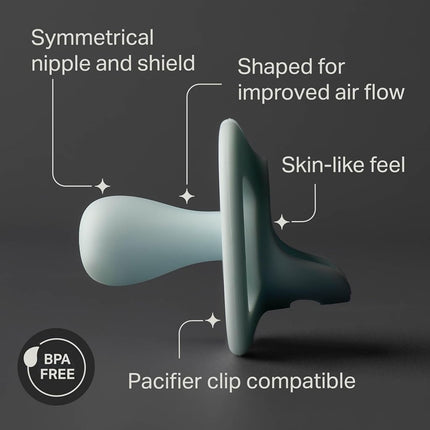Tommee Tippee Ultra-Light StayPut Dummy 0-6m Silicone Pack of 4