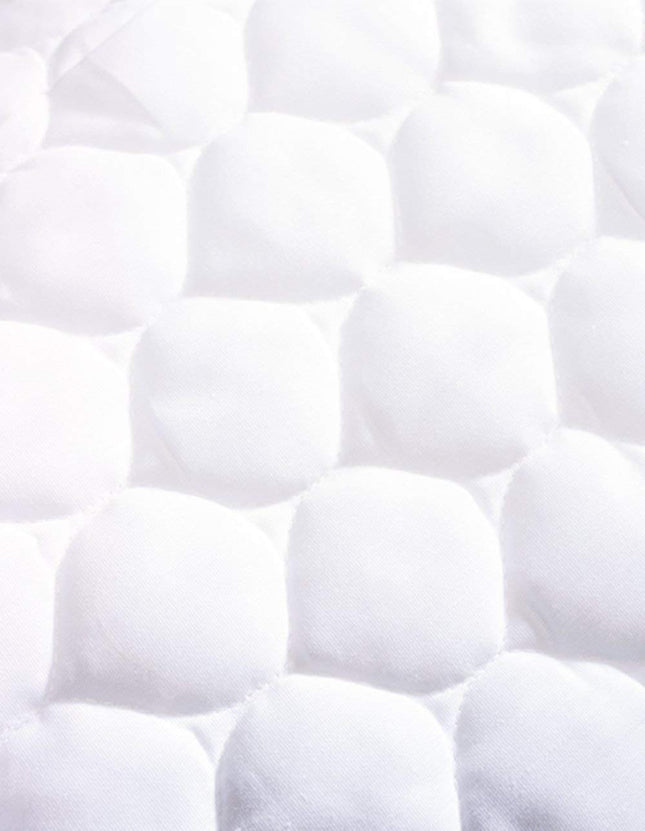 TL Care Waterproof Cradle/Bassinet Mattress Protector, Quilted Cotton Fitted Cradle/Bassinet Mattress Pad Cover, White, 33" x 15"