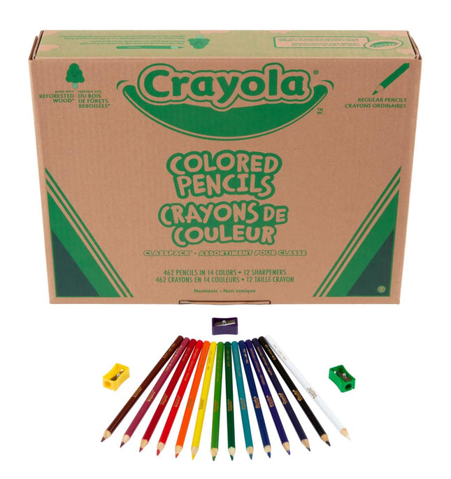 Crayola Coloured Pencils Classpack, 462 Count