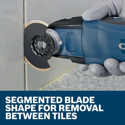 Bosch OSL212CG Starlock Oscillating Multi Tool Carbide Grit Segmented Saw Blade, 2-1/2"