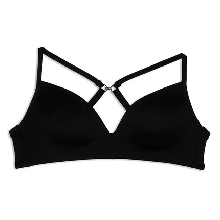 Maidenform Girl Big Girls' Slim Softi Cup Bra, Black, 34A