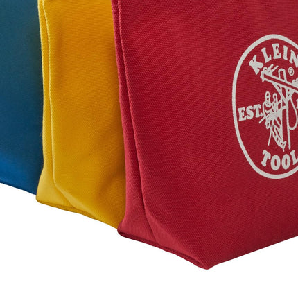 Assorted Canvas Zipper Bags, 3-Pack, Klein Tools 5539CPAK