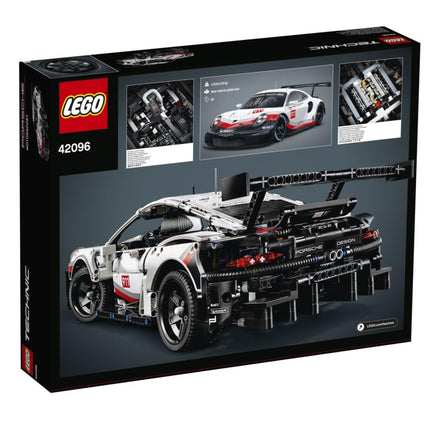 LEGO® Technic Porsche 911 RSR Supercar Building Set (1580 pcs) Sports Race Car Advanced Building Kit, Exclusive Collectible for Boys and Adults 42096