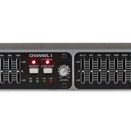 Rockville REQ215 Dual 15 Band 1/3 Octave Graphic E