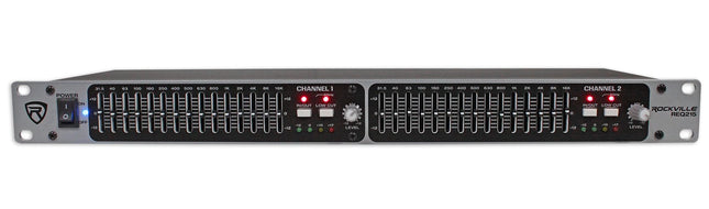 Rockville REQ215 Dual 15 Band 1/3 Octave Graphic E