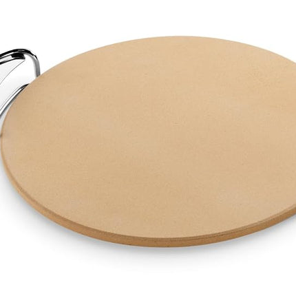 Weber 8836 Gourmet BBQ System Pizza Stone with Carry Rack,16.7" Long