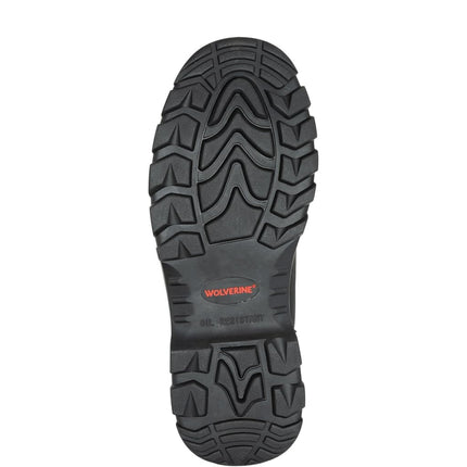 Wolverine Carlsbad Mens 6" Steel Toe Waterproof Work Boots, Black, 11.5 UK