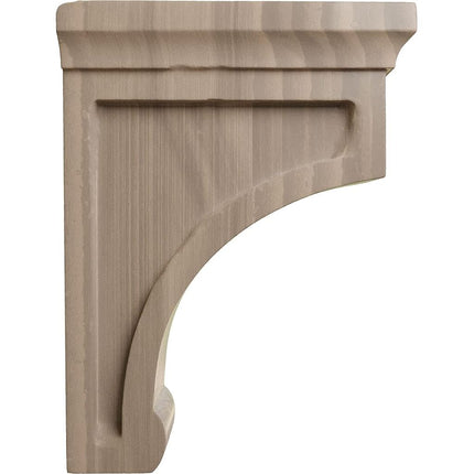 Ekena BKTW02X06X08GOWA 2 1/2-Inch Width x 6-Inch Depth x 8-Inch Height Medium Gomez Wood Bracket - Walnut