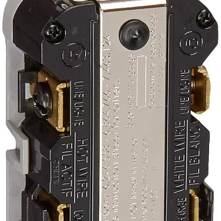 Leviton G5362-WTG 20A-125V Extra-Heavy Duty Industrial Grade Weather/Tamper-Resistant Duplex Self-Test GFCI Receptacle, Gray, 20-Amp