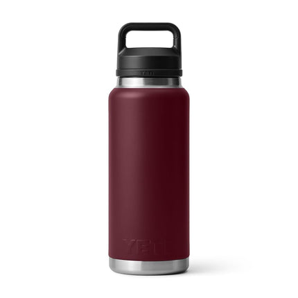 YETI Rambler 36 oz Bottle, Vacuum Insulated, Stainless Steel with Chug Cap, Wild Vine Red