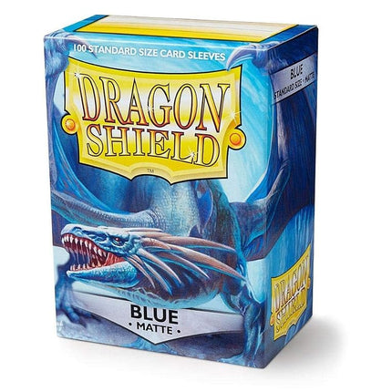 5 Packs Dragon Shield Matte Blue Standard Size 100 ct Card Sleeves Value Bundle!
