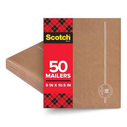 Scotch Curbside Recyclable Padded Mailers, Packing