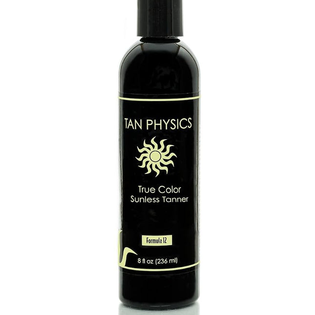 Tan Physics True Colour Sunless Tanner 240ml with 5 FREE pairs of application gloves
