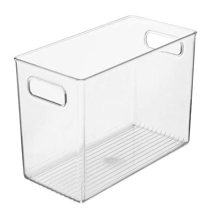 InterDesign Kitchen Pantry and Cabinet Storage and Organization Bin, 10-Inch by 5-Inch by 8-Inch, Clear