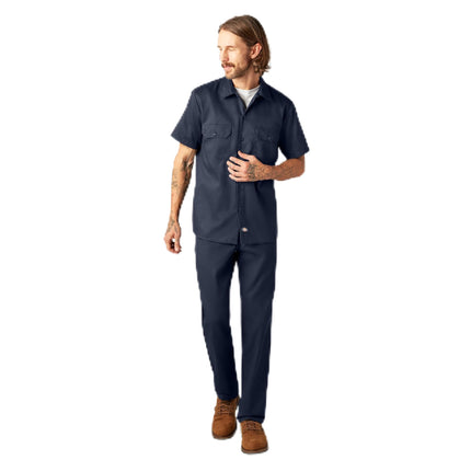 Dickies Men's Flex Slim Fit Short Sleeve Work Shir