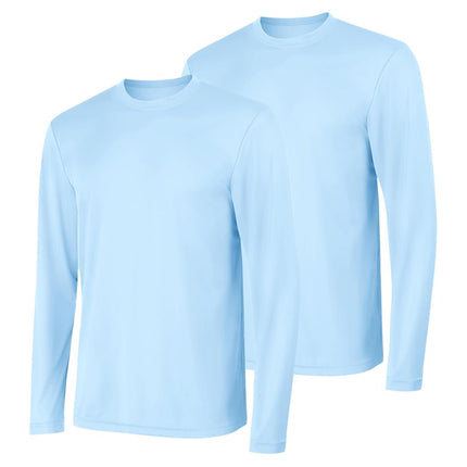 Hanes Men's Long Sleeve Cool DRI T-Shirt UPF 50-Pl