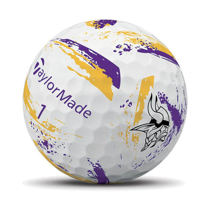 TaylorMade Golf Speed Soft Ink NFL Minnesota Vikings Dozen