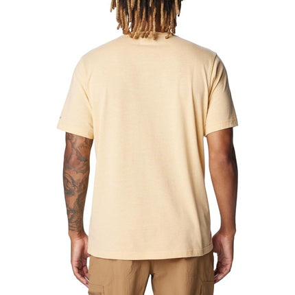 Columbia Men's Thistletown Hills Pocket Tee, Light Camel Heather, Medium