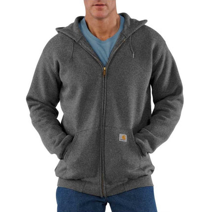 Carhartt Men's K122 Midweight Zip Front Hooded Sweatshirt - 2X-Large Regular - Bright Lime